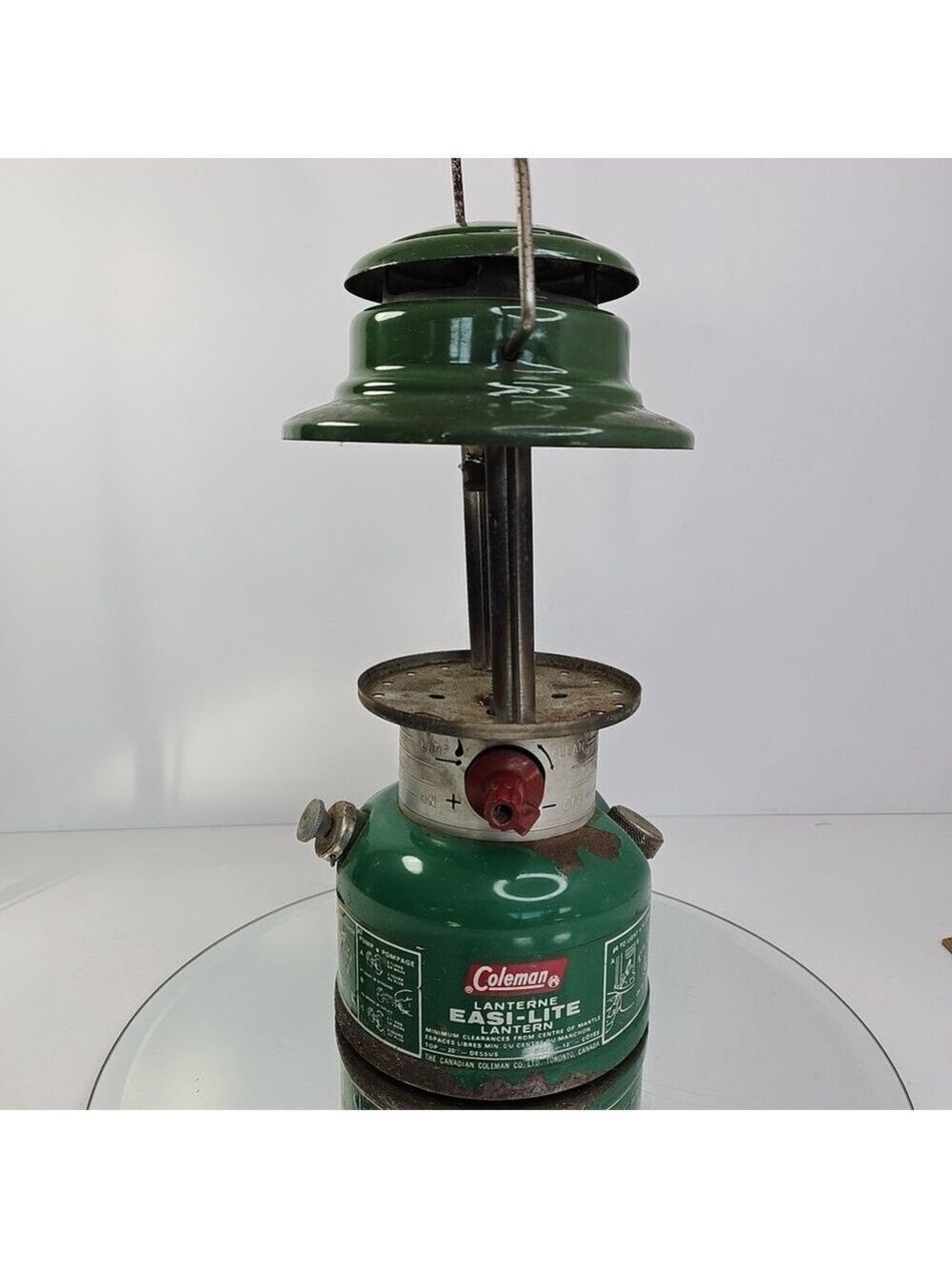 Vintage Coleman Easi-Lite Lantern 321B 1979 No Globe/Mantle Canada UNTESTED